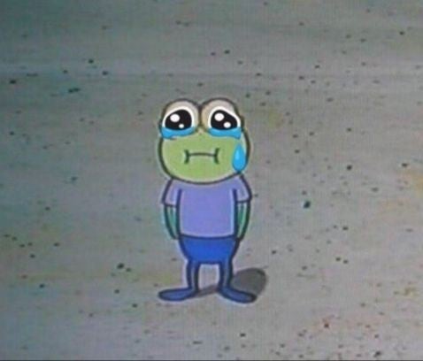 스폰지밥, 슬픔